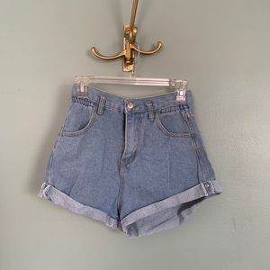 High waisted shorts